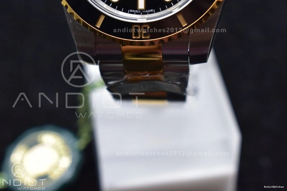 King1:1 Ceramic YG Steel 1131 904L Best Submariner SS Black Edition EasyMatch LN 116613 1005